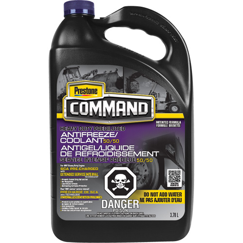 Command&reg; Heavy-Duty ESI 50/50 Prediluted Antifreeze/Coolant, 3.78 L, Jug Ontario Safety Products