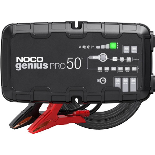 Genius&reg; Pro50 50-Amp Battery Charger Ontario Safety Products