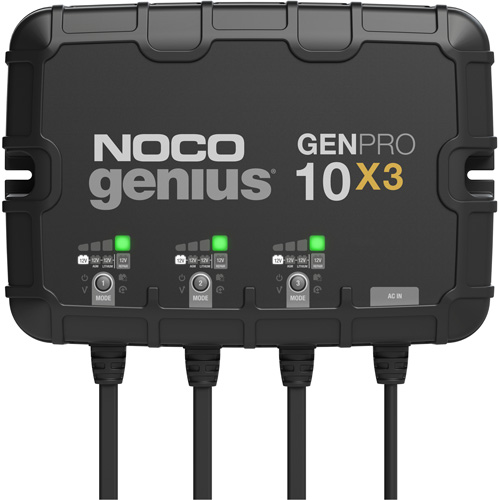 Genius&reg; GenPro10X3 3-Bank, 30-Amp On-Board Battery Charger Ontario Safety Products