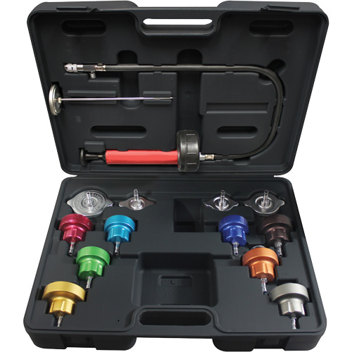 14-Piece Universal Cooling System Pressure Test Kit Ontario Safety Products