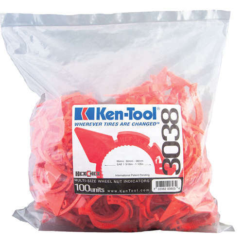 Indicateur d'&eacute;crous de tailles multiples desserr&eacute;s HexChex Ontario Safety Products