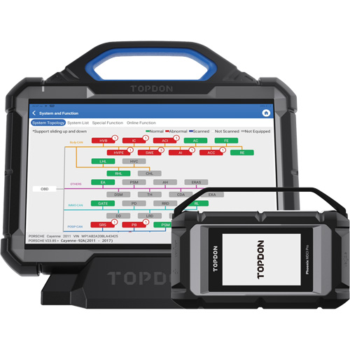 Outil de diagnostic de niveau OE Phoenix Max Basic de 13,3", station daccueil et programmation infonuagique Ontario Safety Products