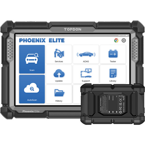 Outil de diagnostic de niveau constructeur Phoenix Elite avec &eacute;cran 10,1", programmation bas&eacute;e sur l'infonuage et CANFD Ontario Safety Products