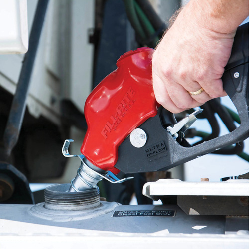 Pistolet automatique rouge &agrave; tr&egrave;s haut d&eacute;bit pour diesel Ontario Safety Products