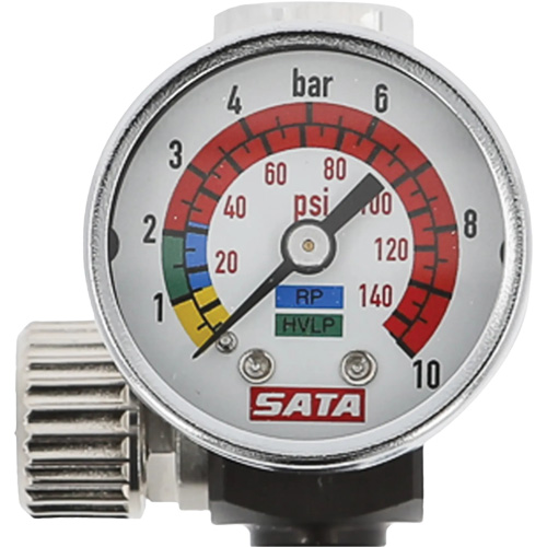 Air Micrometer with Gauge, 1/4" Male Thread & G 1/4" Female Thread Ontario Safety Products