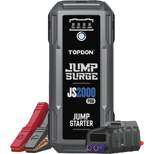 JumpSurge2000Pro 2500 Peak Amp Battery Jump Starter, Power Bank & Flashlight Ontario Safety Products