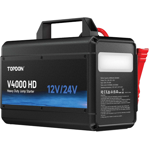 Survolteur V4000 HD 12 V/24 V 4000 A Ontario Safety Products