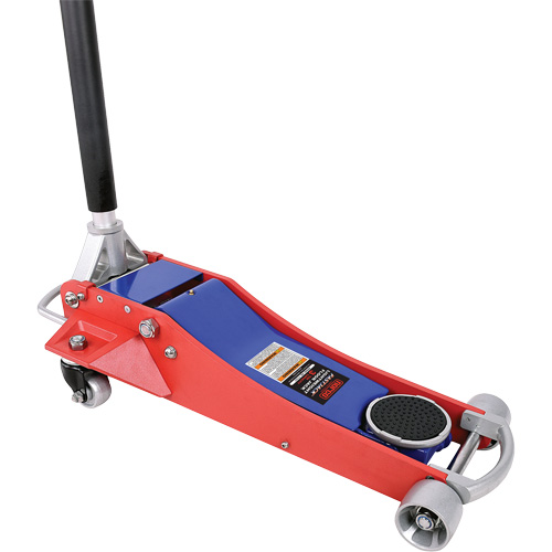 Lightweight Floor Jack, 3 Ton(s) Capacity, 3" Lowered, 19-3/4" Raised, Manual Hydraulic Ontario Safety Products