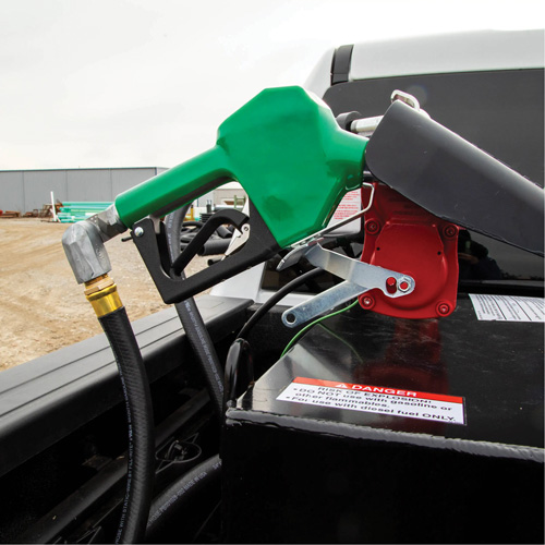 Green Automatic Gasoline Spout Nozzle Ontario Safety Products
