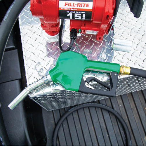 Green Automatic Gasoline Spout Nozzle Ontario Safety Products