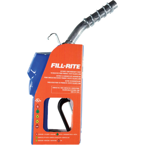 Pistolet automatique temps froid bleu pour diesel Ontario Safety Products
