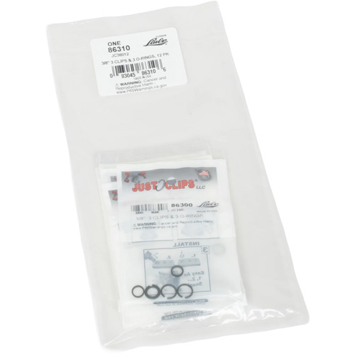 3/8" Clips & O-Rings Set - Bulk Ontario Safety Products