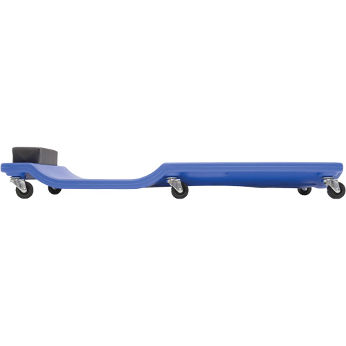 Chariot de visite bas en plastique bleu Ontario Safety Products