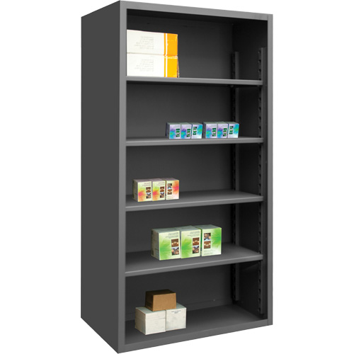 &eacute;tag&egrave;re robuste, Acier, Boulonn&eacute;, Capacit&eacute; 850 lb, 48" la x 72" h x 18" p Ontario Safety Products
