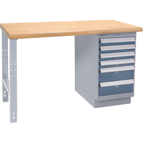 Industrial Duty Workbench, 1000 lbs. Cap., 36" W x 72" D, 34" H Ontario Safety Products