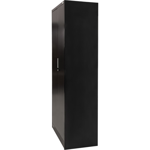 Hi-Boy Storage Cabinet, Steel, 4 Shelves, 72" H x 36" W x 18" D, Black Ontario Safety Products