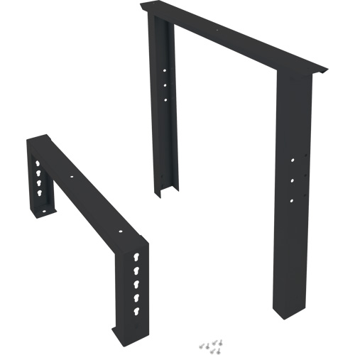 Pattes d'&eacute;tabli pour service industriel, Acier, 30" p x 34" h, Simple Ontario Safety Products