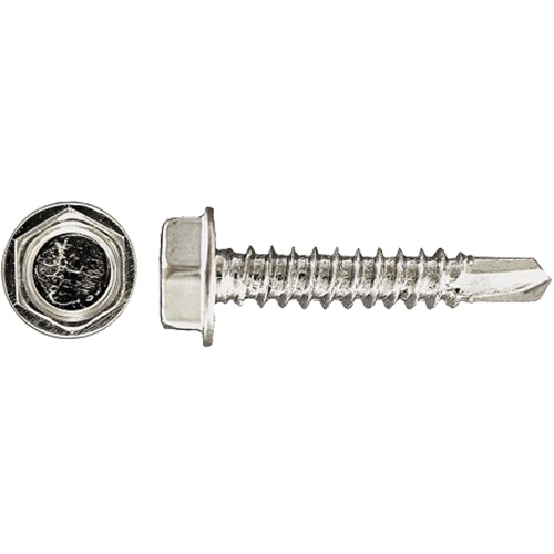 Rondelle hexagonale auto-perc&eacute;e Drill-X, #14 x 1" lo, Zingu&eacute; Ontario Safety Products