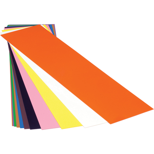 Cales minces chromocod&eacute;es en plastique Ontario Safety Products