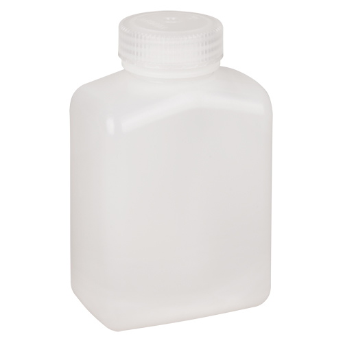 Easy-Grip Space-Saver Bottles, Rectangular, 16 oz., Plastic Ontario Safety Products