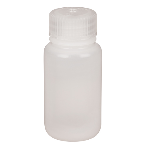 Wide-Mouth Bottles, Round, 2 oz., Plastic Ontario Safety Products