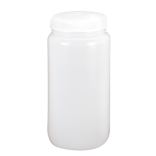 Bouteilles &agrave; large ouverture, Ronde, 1 gal., Plastique Ontario Safety Products