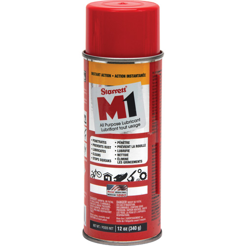 Huile M1, 12 oz, Canette a&eacute;rosol Ontario Safety Products