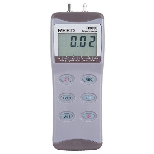 Manom&egrave;tre avec certificat de calibration, Num&eacute;rique, 0 - 30 psi Ontario Safety Products