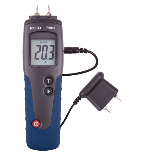 Wood Moisture Meter, 6 - 99.9% Moisture Range, 32°- 104°F (0°- 40°C) Temperature Range Ontario Safety Products