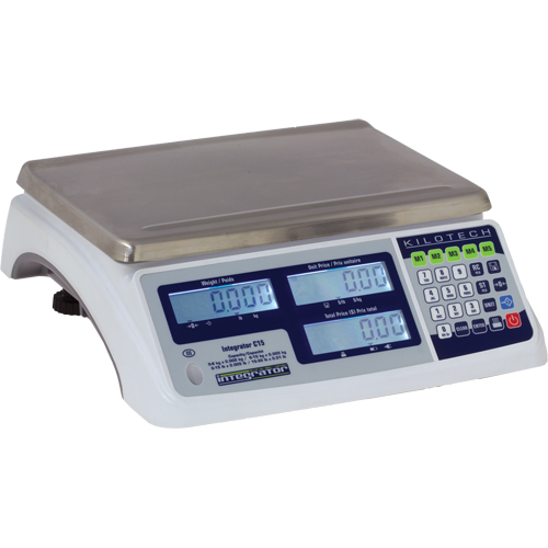 Balance &agrave; calcul de prix Integrator C30, Capacit&eacute; 60 lb / 30 kg, Graduations 0,02 lb / 0,005 kg Ontario Safety Products