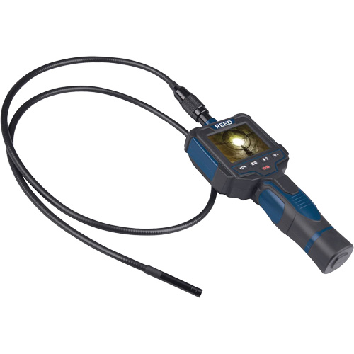 Recordable Borescope Inspection Camera, 2.5" Display, 640 x 480 pixels, 8 mm (0.31") Camera Head Ontario Safety Products