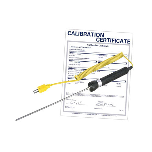 Needle Tip Thermocouple Probe with Calibration Certificate, 600 °C (1112°F) Max. Temp. Ontario Safety Products