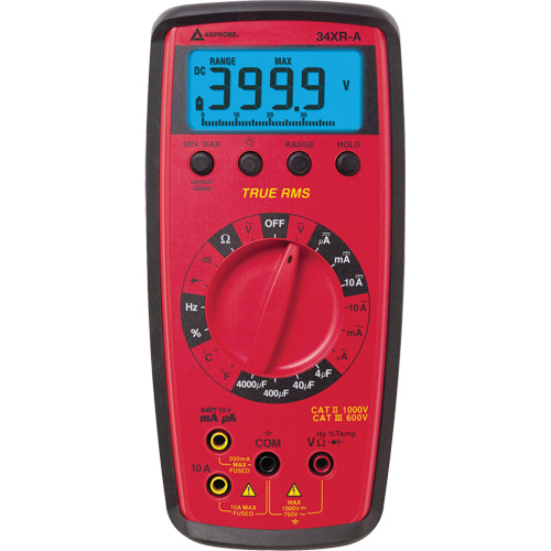 Multim&egrave;tre num&eacute;rique 34XR-A, Tension c.a./c.c., Courant c.a./c.c. Ontario Safety Products