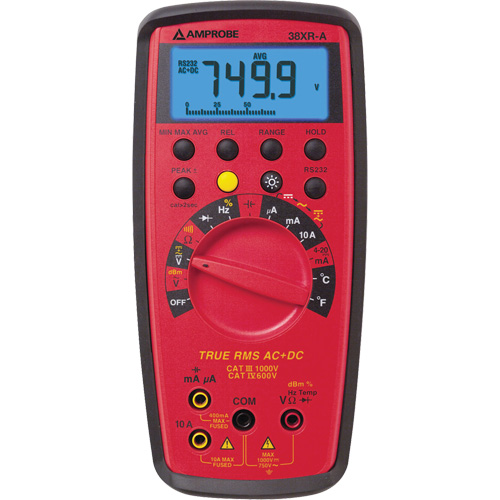 Multim&egrave;tre num&eacute;rique 38XR-A, Tension c.a./c.c., Courant c.a./c.c. Ontario Safety Products