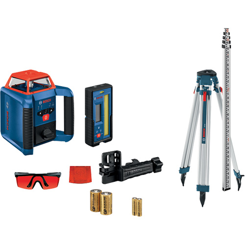 Revolve2000 Self-Leveling Horizontal Rotary Laser Kit, 2000' (609.6 m), 670 Nm Ontario Safety Products