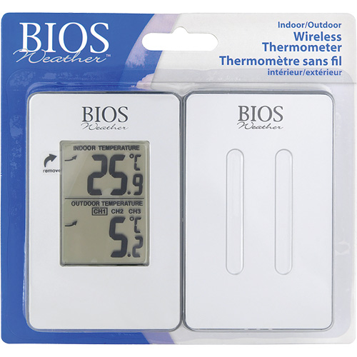 Indoor/Outdoor Wireless Thermometer, Non-Contact, Analogue, 31-158°F (-35-70°C) Ontario Safety Products