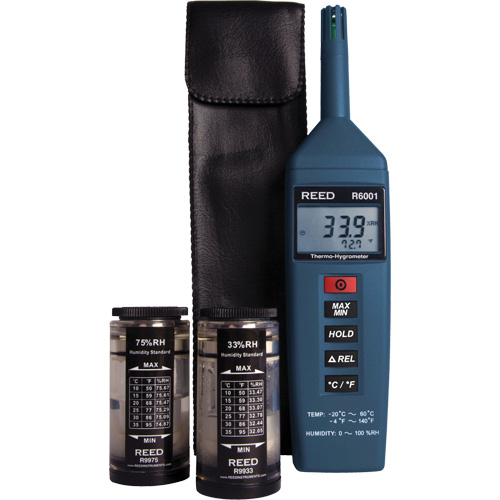 Thermo-Hygrometer Kit, 0% - 100% RH, -4°- 140° F ( -20° - 60° C ) Ontario Safety Products