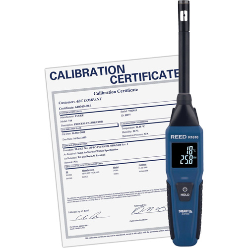 Bluetooth Smart Series Thermo-Hygrometer with Calibration Certificate, 0% - 100% RH, -4°- 140° F ( -20° - 60° C ) Ontario Safety Products