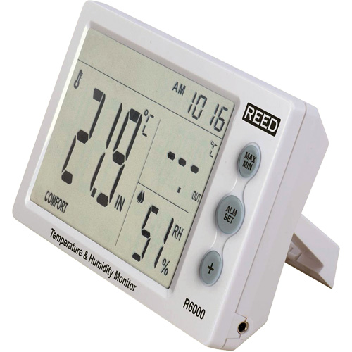 Temperature & Humidity Monitor, 20% - 95% RH Ontario Safety Products