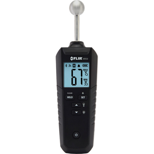 Humidim&egrave;tre &agrave; sonde sph&eacute;rique avec Bluetooth MR59, Gamme d'humidit&eacute; 0 - 100% Ontario Safety Products