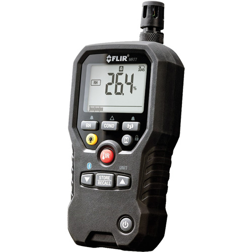 Humidim&egrave;tre 5-en-1 MR77 avec METERLINK, Gamme d'humidit&eacute; 0 - 99%, Gamme de temp&eacute;rature -4°- 392° F ( -20° - 200° C ) Ontario Safety Products