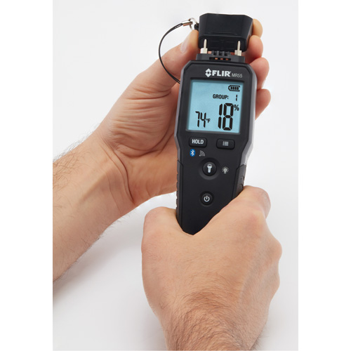 Pin Moisture Meter with Bluetooth&reg;, 1 - 99% Moisture Range Ontario Safety Products