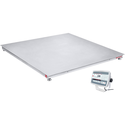 Balance de plancher lavable DEFENDER 5000, Capacit&eacute; de 5000 lb, 48" la x 48" lo Ontario Safety Products