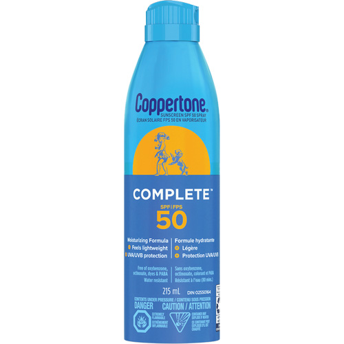 Sport&reg; Water Resistant Sunscreen, SPF 50, Aerosol Ontario Safety Products