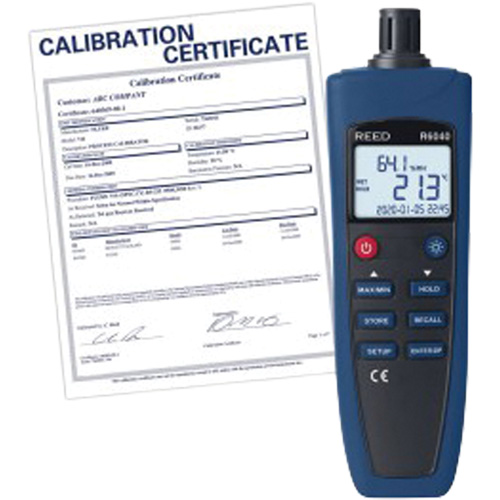 Psychrometer/Thermo-Hygrometer with Traceable Certification, 0% - 99.9% RH, -4°- 158° F ( -20° - 70° C ) Ontario Safety Products