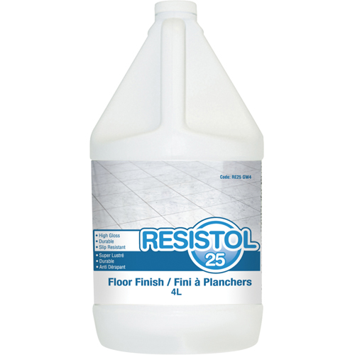 Finis pour planchers Resistol 25, 4 L, Cruche Ontario Safety Products