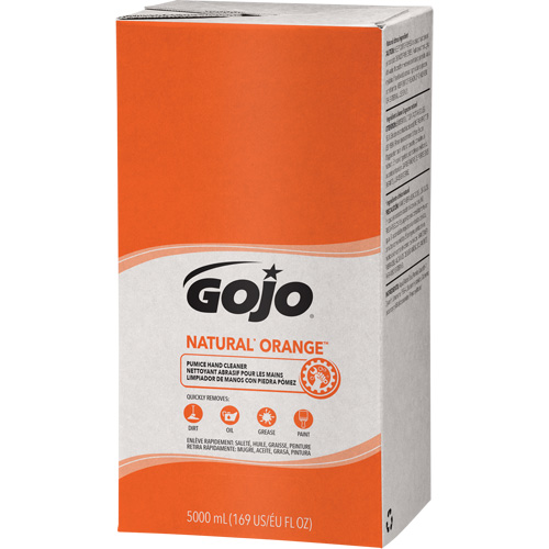 Nettoyant &agrave; mains Pro TDX 5000 Natural Orange, Pierre ponce, 5 L, Recharge, Agrumes/Orange Ontario Safety Products