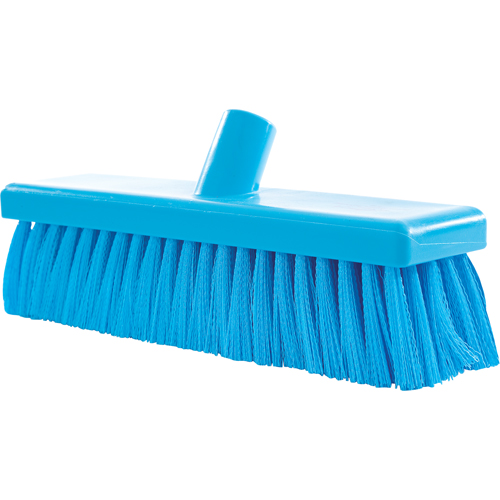 General Purpose Floor Brooms, Medium Bristles, 18", Polyester, Blue Ontario Safety Products