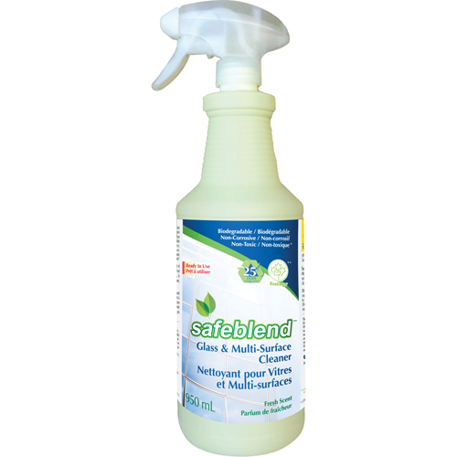 Fragrance-Free Glass & Multi-Surface Cleaner, 950 ml, Trigger Bottle Ontario Safety Products