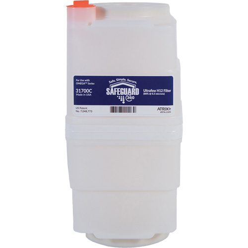 Filtre pour aspirateurs portables SafeGuard 360, Cartouche, Pour 1 gal. US Ontario Safety Products